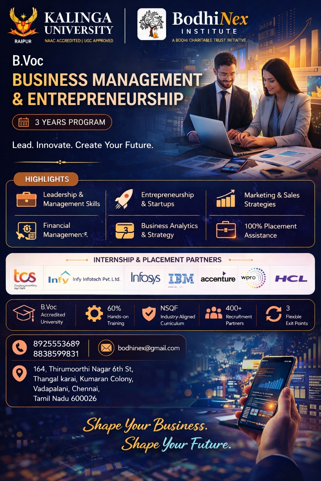 B.Voc Business Management & Entrepreneurship