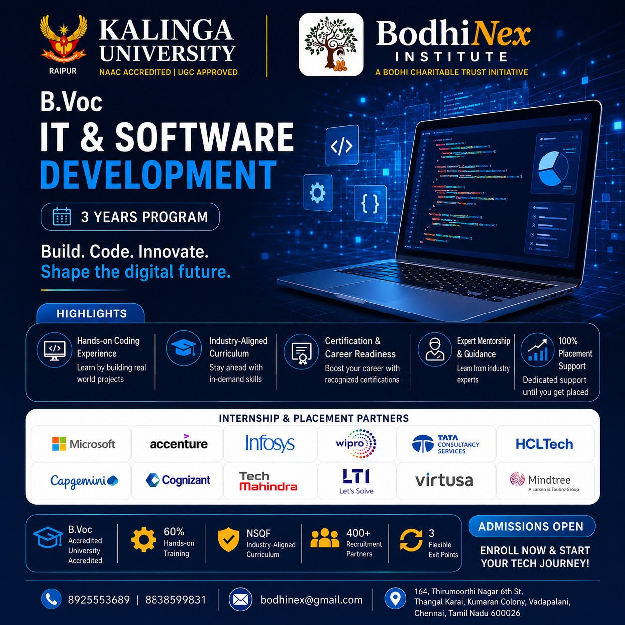 B.Voc IT & Software Development